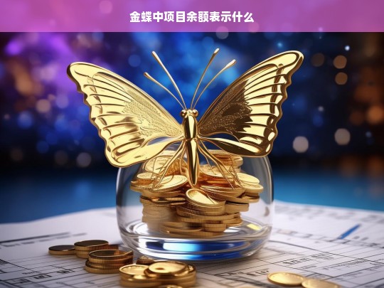 金蝶系统中项目余额的含义解析