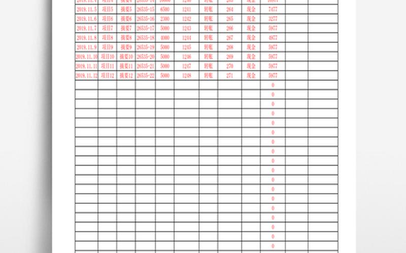 财务收支记账表、财务收支记账表免费下载，济宁哪家财务代理好济宁记账代理公司有哪些